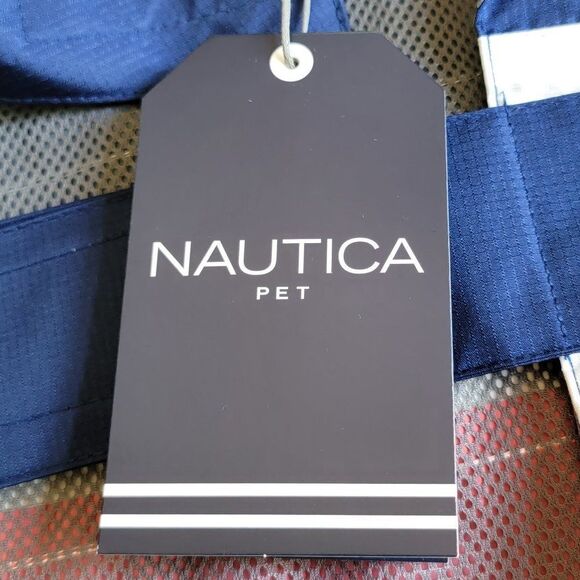 Nautica Pet Dog Blue Raincoat Harness Poncho Hoodies Vest  Waterproof co… - Picture 6 of 10